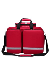 SKFAK005 Online Order Multi-function Capacity First Aid Kit Design Single Reflective Strip Car Home School Community Center Outdoor First Aid Kit Manufacturer Backed Shoulder Bag Handheld